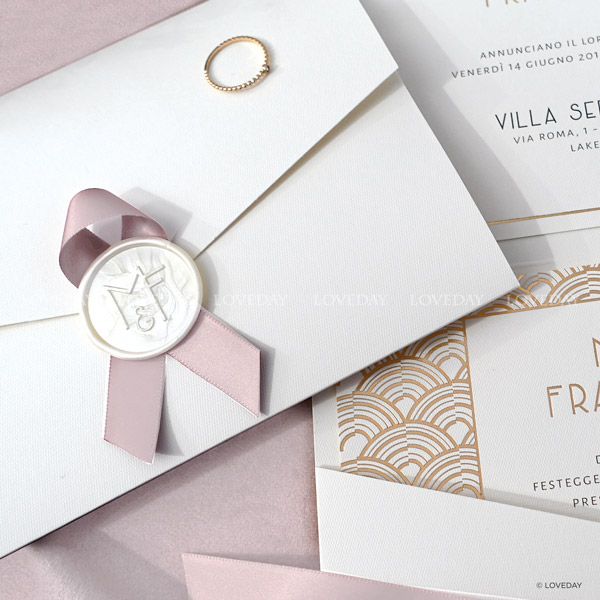 UNIQOOO Mailable - Bastoncini di ceralacca per sigillo di ceralacca – rosa  polveroso, ideali per inviti di nozze, buste per biglietti, lettere di